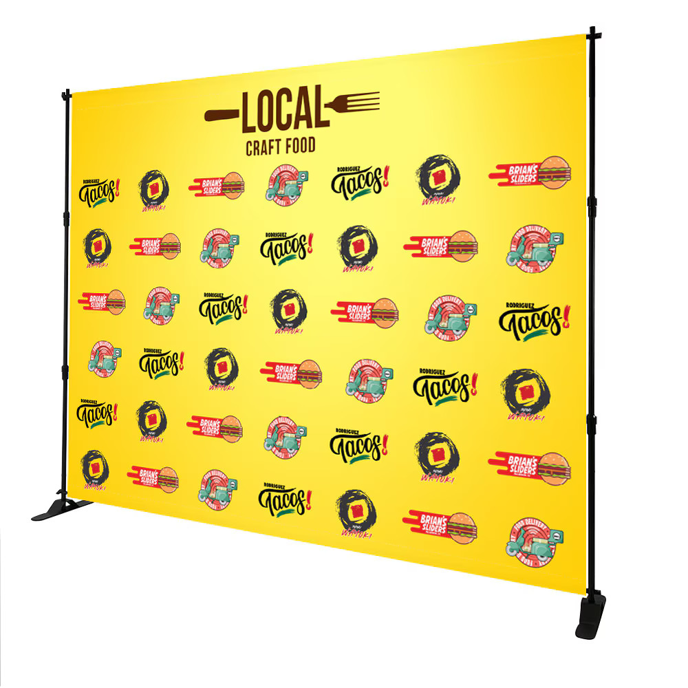 fabric backdrop banner stand