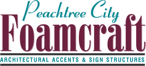 peachtree city foamcraft architectural sign structures